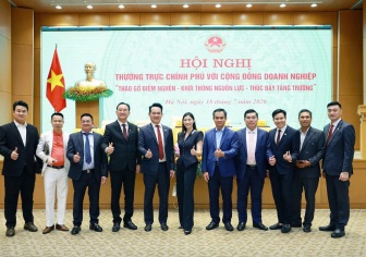 Doanh nhân thế hệ kế nghiệp tham dự Hội nghị Chính phủ gặp cộng đồng doanh nghiệp