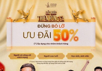 Vingroup tặng 50% giá vé show “Đất nước thiên hùng ca” - tri ân người có công, người cao tuổi và học sinh, sinh viên