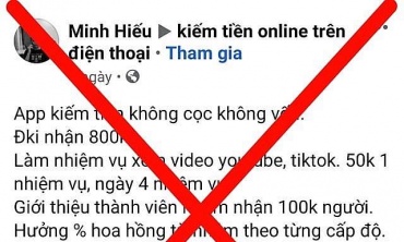 Mất tiền tỷ vì theo dõi, thả tim tiktok, nghe nhạc... việc nhẹ lương cao trên không gian mạng