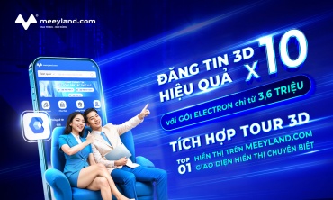 Tính năng đăng tin 3D trên meeyland.com: Giải pháp tối ưu cho nhà môi giới