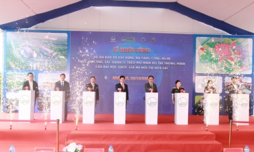 Đại học Quốc gia Hà Nội khởi công Dự án Đầu tư xây dựng hạ tầng công nghệ theo mô hình đô thị thông minh