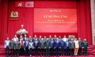 Bộ Công an tổ chức Lễ hưởng ứng Ngày Pháp luật nước Cộng hòa xã hội chủ nghĩa Việt Nam năm 2025