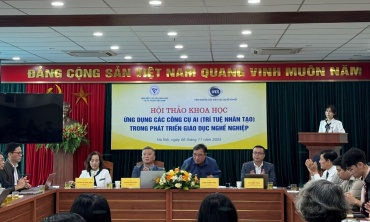 Ứng dụng công cụ AI trong phát triển giáo dục nghề nghiệp