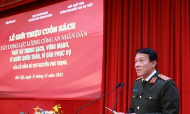 Cuốn sách của cố Tổng Bí thư Nguyễn Phú Trọng là tư liệu quý, 'kim chỉ nam' cho lực lượng Công an