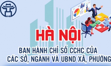 Hà Nội ban hành Chỉ số cải cách hành chính của các sở, ngành và UBND xã, phường
