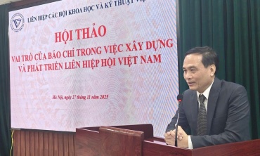 Vai trò của báo chí trong xây dựng và phát triển Liên hiệp Hội Việt Nam