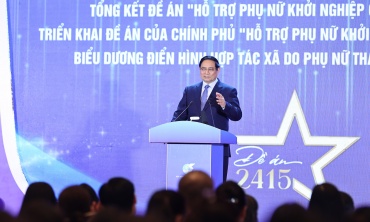Thủ tướng: Phụ nữ Việt Nam ‘3 tiên phong’, ‘5 làm chủ’ trong khởi nghiệp sáng tạo