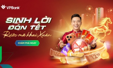 Bật Super Sinh lời, nhận lượng vàng 999,9 cùng VPBank