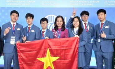 6 học sinh Việt Nam giành huy chương Olympic khoa học trẻ thế giới