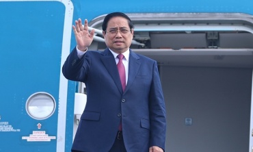 Thủ tướng Phạm Minh Chính lên đường tới Lào đồng chủ trì Kỳ họp 48 Ủy ban liên Chính phủ Việt Nam-Lào