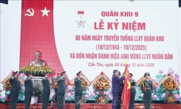 Tổng Bí thư Tô Lâm: Tập trung xây dựng lực lượng vũ trang Quân khu 9 cách mạng, chính quy, tinh nhuệ, hiện đại