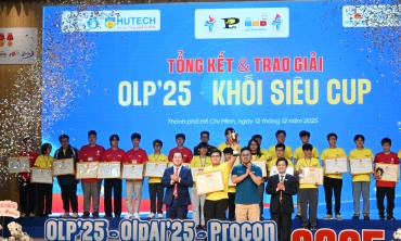 Vừa vô địch IOI 2025, Lê Kiến Thành tiếp tục chinh phục Siêu Cúp OLP’25