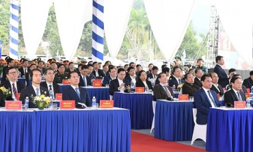 Khởi công đồng loạt 5 nhà ga trên tuyến đường sắt Lào Cai - Hà Nội - Hải Phòng