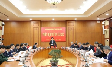 Chủ tịch nước Lương Cường chủ trì Phiên họp thứ ba, Ban Chỉ đạo Cải cách tư pháp Trung ương