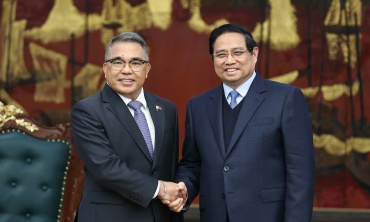 Thủ tướng Phạm Minh Chính tiếp Đại sứ Philippines