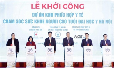 Tổng Bí thư Tô Lâm dự khởi công Dự án Khu phức hợp Y tế-Chăm sóc sức khỏe người cao tuổi