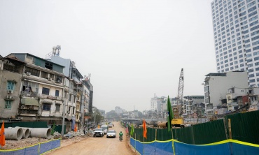 Hà Nội thúc tiến độ xây 2 cầu vượt lớn trên tuyến Vành đai 1