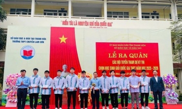 THPT Chuyên Lam Sơn (Thanh Hóa) giữ vững thành tích học sinh giỏi quốc gia