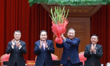 Đồng chí Tô Lâm được bầu giữ chức Tổng Bí thư Ban Chấp hành Trung ương Đảng khoá XIV