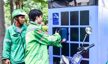Trạm đổi pin phủ khắp các tuyến đường trung tâm TP.HCM