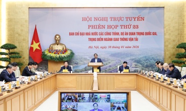 Thủ tướng chủ trì phiên họp thứ 23 Ban Chỉ đạo các dự án, công trình GTVT
