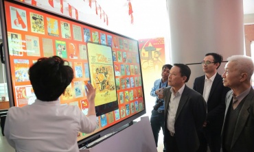 Hà Nội trưng bày hàng trăm bìa báo Xuân chào mừng Đại hội XIV của Đảng