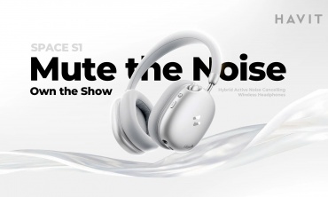 HAVIT Space S1 – Tai nghe không dây mang đến ANC thích ứng và âm thanh không gian tự nhiên