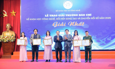22 tác phẩm đoạt Giải thưởng báo chí về KHCN, đổi mới sáng tạo và chuyển đổi số năm 2025