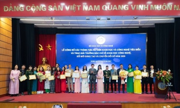 Vinh danh 22 tác phẩm báo chí xuất sắc về KHCN, ĐMST, CĐS