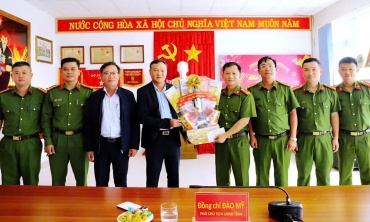 Đắk Lắk: Phó Chủ tịch tỉnh thăm, chúc Tết các đơn vị Công an nhân dịp Xuân Bính Ngọ 2026