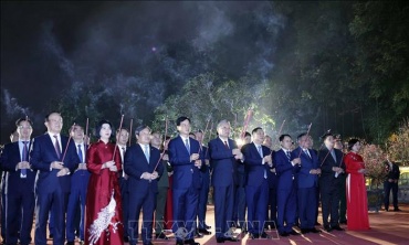 Tổng Bí thư Tô Lâm thăm, chúc Tết Đảng bộ, chính quyền và nhân dân Hà Nội