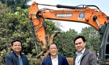 Người dân xã Hòa Lạc tự nguyện hiến đất, tạo đà tăng tốc Dự án cao tốc Đại lộ Thăng Long