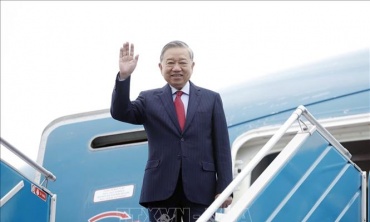 Tổng Bí thư Tô Lâm lên đường tham dự cuộc họp khai mạc Hội đồng Hòa bình về Gaza