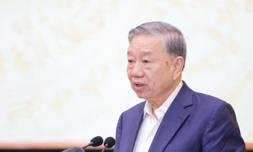 Tổng Bí thư Tô Lâm dự Hội nghị tiếp xúc giữa cử tri với người ứng cử đại biểu Quốc hội khóa XVI tại Hà Nội