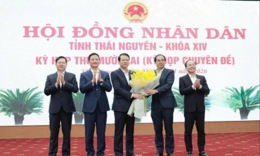 Ông Dương Văn Lượng được bầu giữ chức Phó Chủ tịch UBND tỉnh Thái Nguyên