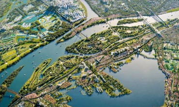 Tạm dừng cấp phép xây dựng trong ranh giới dự án Trục đại lộ cảnh quan sông Hồng