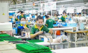 Hai tháng đầu năm, tổng kim ngạch xuất nhập khẩu tăng 22,2%, sản xuất công nghiệp tăng 10%