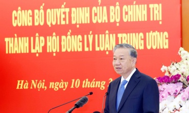 Tổng Bí thư Tô Lâm chủ trì Hội nghị công bố thành lập Hội đồng Lý luận Trung ương nhiệm kỳ 2026-2031