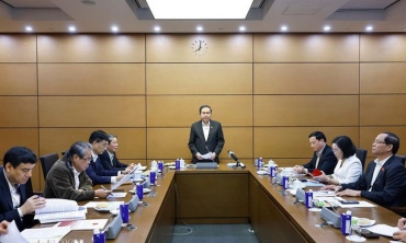 Chủ tịch Quốc hội Trần Thanh Mẫn chủ trì cuộc họp rà soát các công việc chuẩn bị cho Ngày bầu cử
