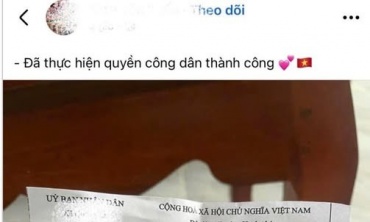 Cảnh báo nguy cơ lộ thông tin cá nhân khi đăng tải thẻ cử tri lên mạng xã hội