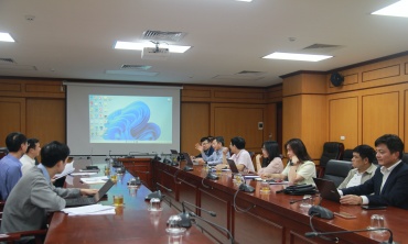 FISU Việt Nam làm việc với lãnh đạo Viện Hàn lâm Khoa học và Công nghệ Việt Nam, thúc đẩy hợp tác AI và kết nối học thuật