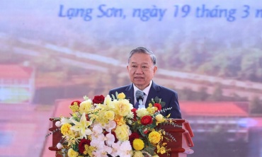 Phát biểu của Tổng Bí thư tại lễ khởi công xây dựng trường phổ thông nội trú liên cấp tiểu học và trung học cơ sở tại 121 xã biên giới đất liền