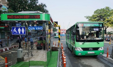 TP Hồ Chí Minh miễn phí vé xe buýt, góp phần cải thiện môi trường