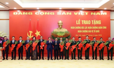 Bí thư Đảng ủy VUSTA Châu Văn Minh được trao tặng Huân chương Độc lập hạng Ba