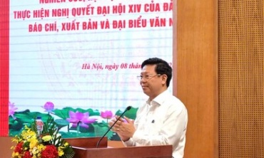 Quyết tâm xây dựng nền báo chí, xuất bản chuyên nghiệp, nhân văn và hiện đại