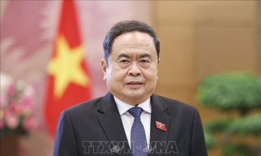 Chủ tịch Quốc hội Trần Thanh Mẫn lên đường dự Đại hội đồng IPU-152