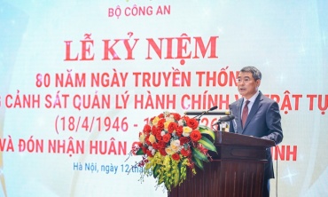 Phát biểu của Thủ tướng Lê Minh Hưng tại lễ kỷ niệm 80 năm Ngày truyền thống lực lượng cảnh sát quản lý hành chính về trật tự xã hội