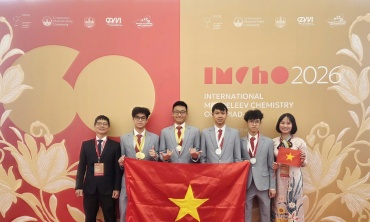 Đoàn học sinh Việt Nam giành 4/4 huy chương tại Olympic Hóa học quốc tế Mendeleev 2026