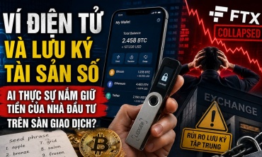 Ví điện tử và lưu ký tài sản số, ai thực sự nắm giữ tiền của nhà đầu tư trên sàn giao dịch