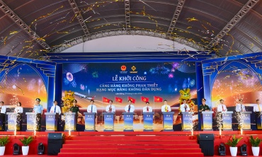 Sun Group khởi công Cảng hàng không dân dụng Phan Thiết hơn 3.900 tỷ đồng